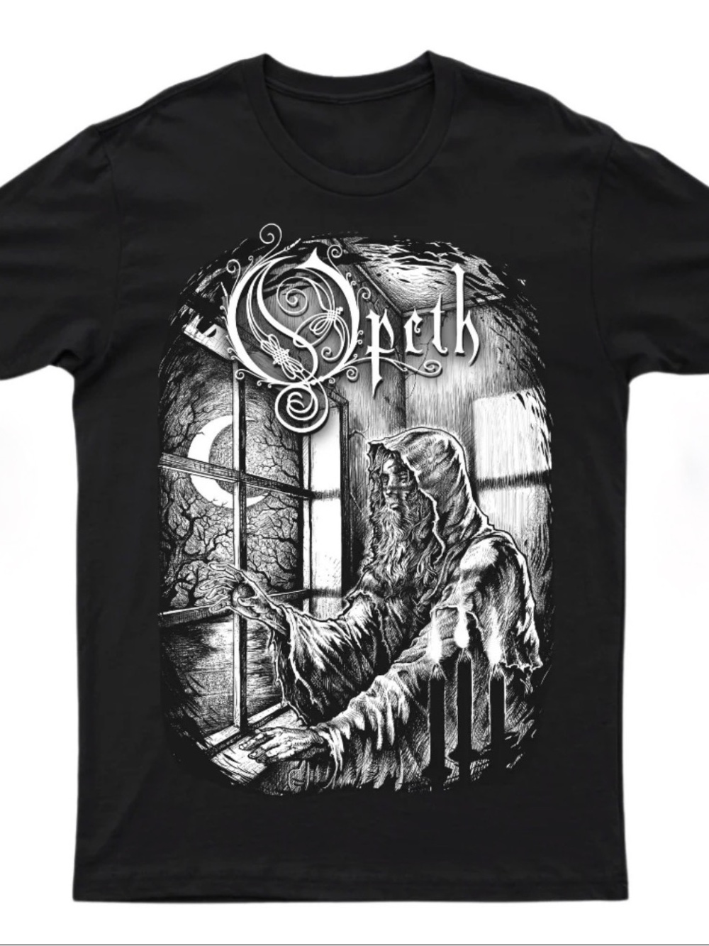 Black Opeth Graphic Band Tee